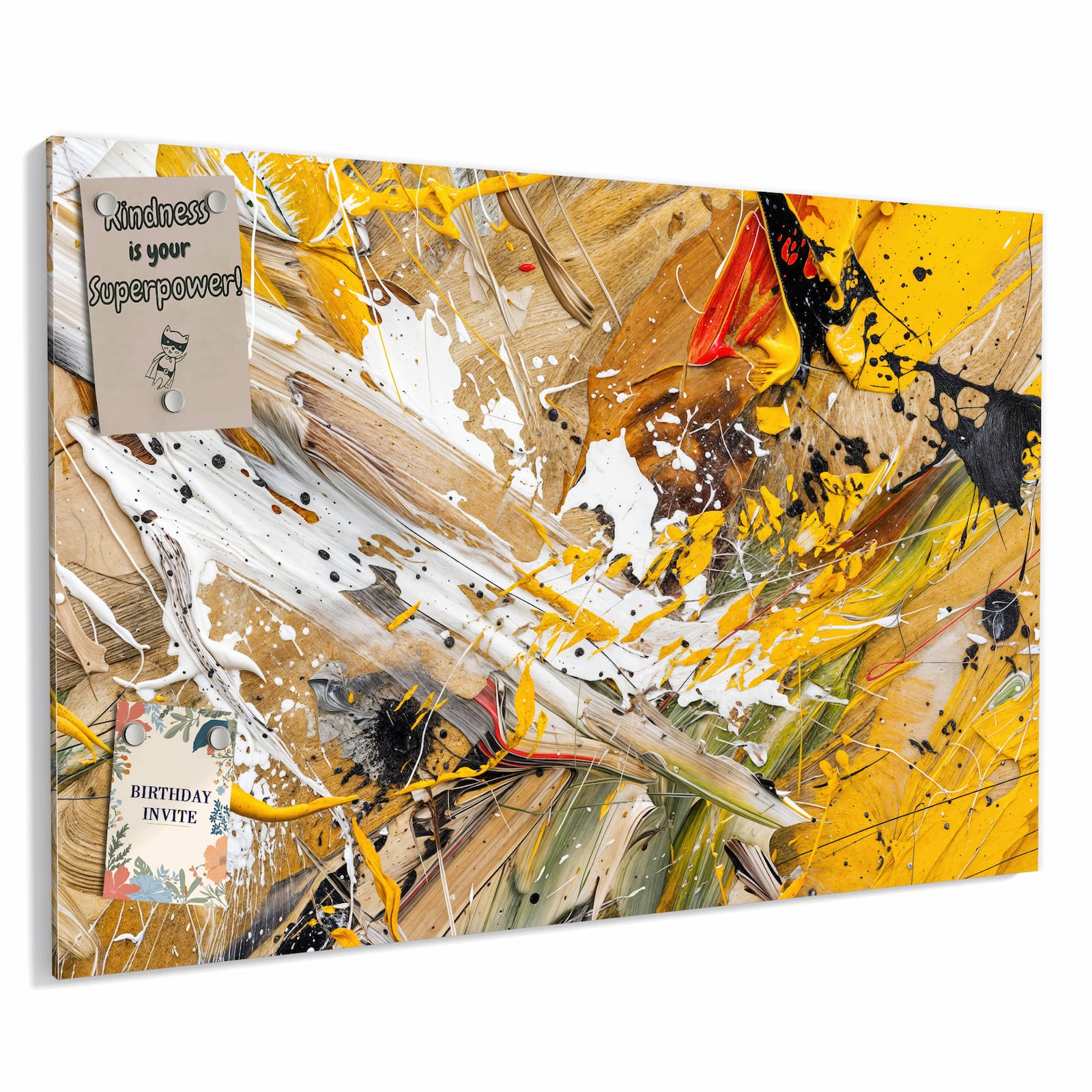 Magnetická tabule Abstraktní Malarstwo 90 × 60 cm