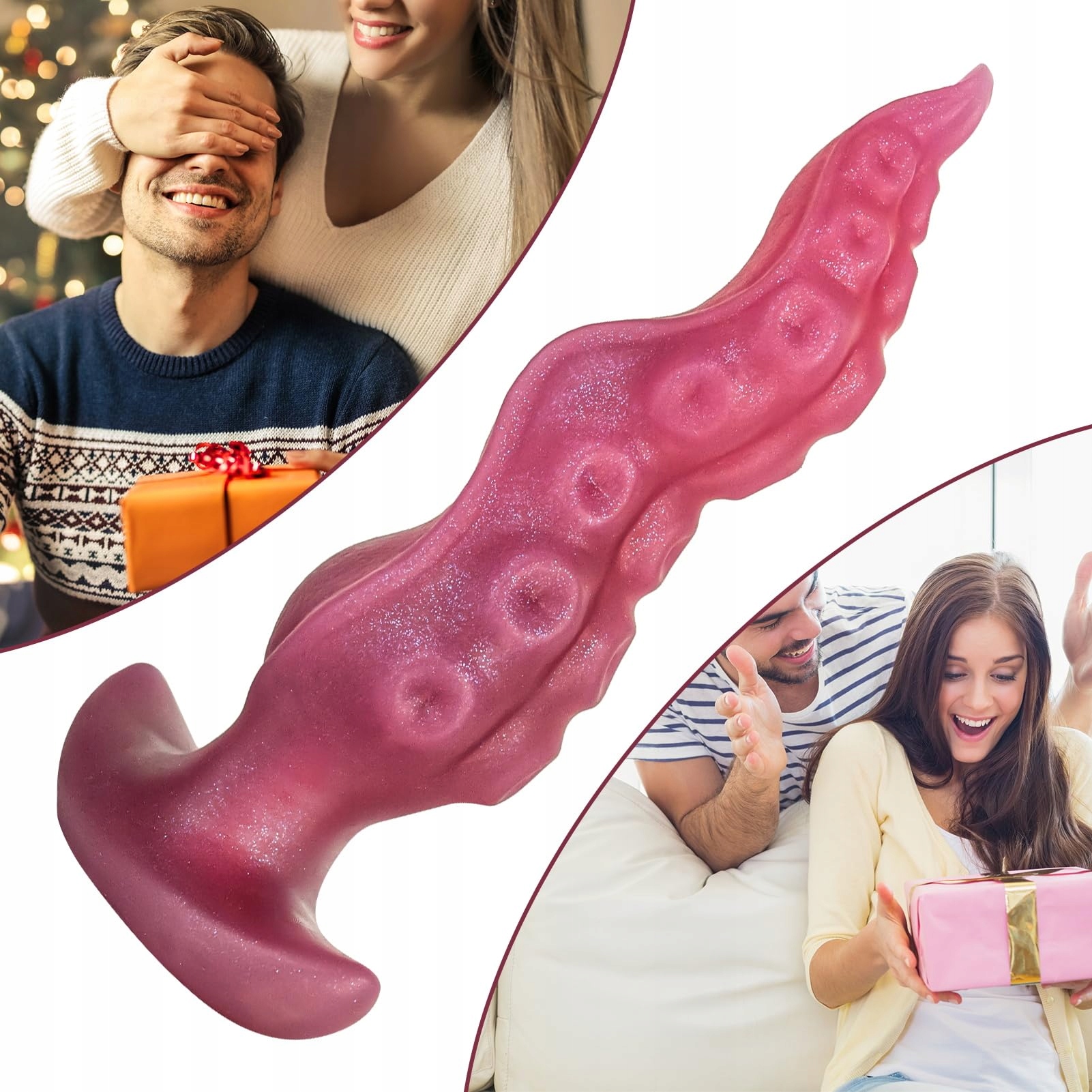 SXOVO Silikonowy Dildo Tentacle Analny Masażer Prostaty dla Początkujących — miniatura 8