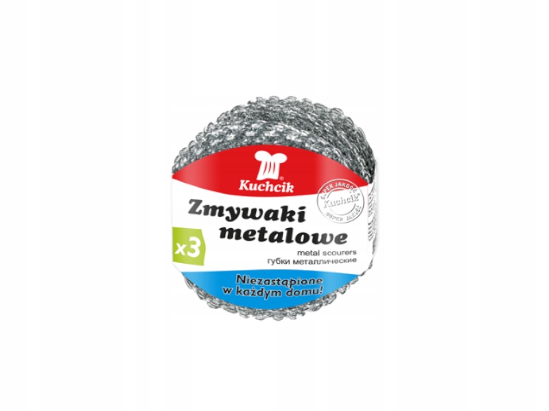 

Zmywaki metalowe czyściki stalowe druciaki 3szt.