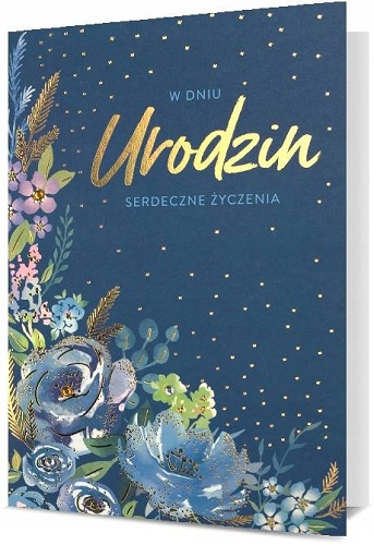 

Kartka urodzinowa artystyczna lux H2487