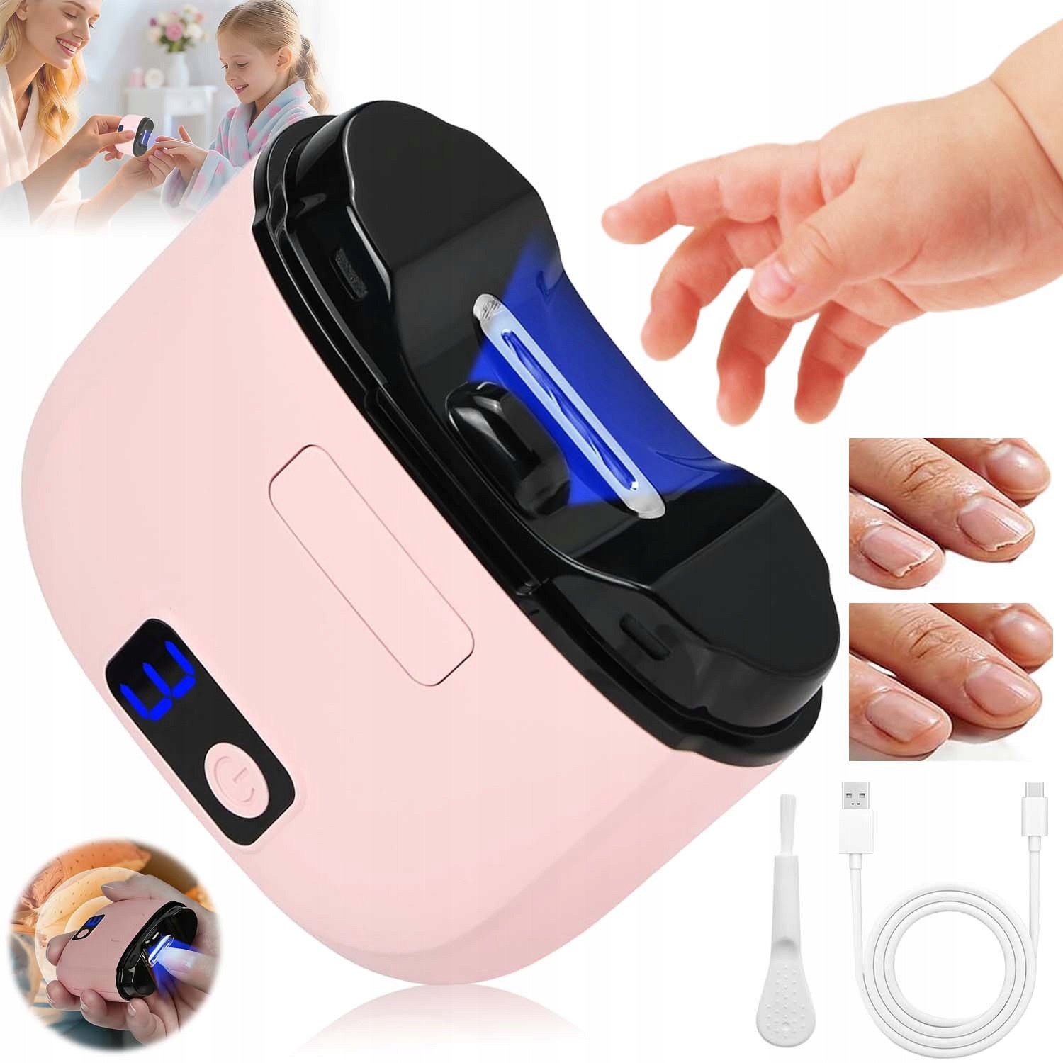 Elektrický Automatický Kleštičky Na Nehty Pro Děti I Dospělé 2 V 1