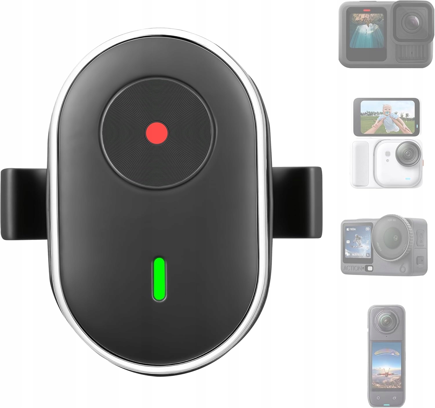 Dálkové ovládání prsten pro GoPro/DJI Osmo 360/Action 6/5 Pro/Insta360 Go Ultra