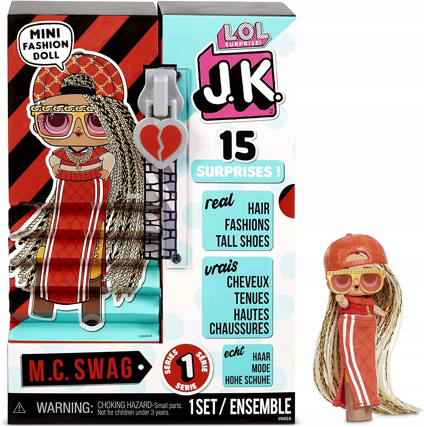 

Lol Surprise J.k. Mini Fashion Doll M.C. Swag