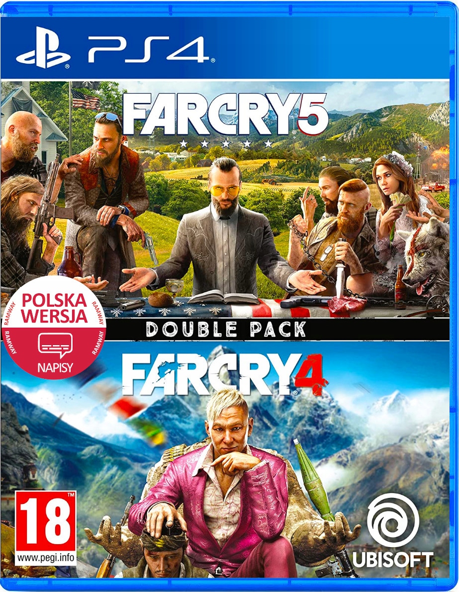 Far Cry 4 & 5 Double Pack PS4 PS5 2X PL FARCRY za 557 Kč - Allegro