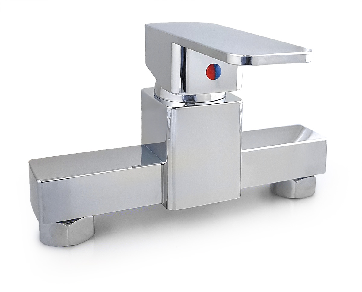 BATERIA NATRYSKOWA PRYSZNICOWA ŚCIENNA KRAN DO KABINY PRYSZNICOWEJ CHROM Marka Unitec