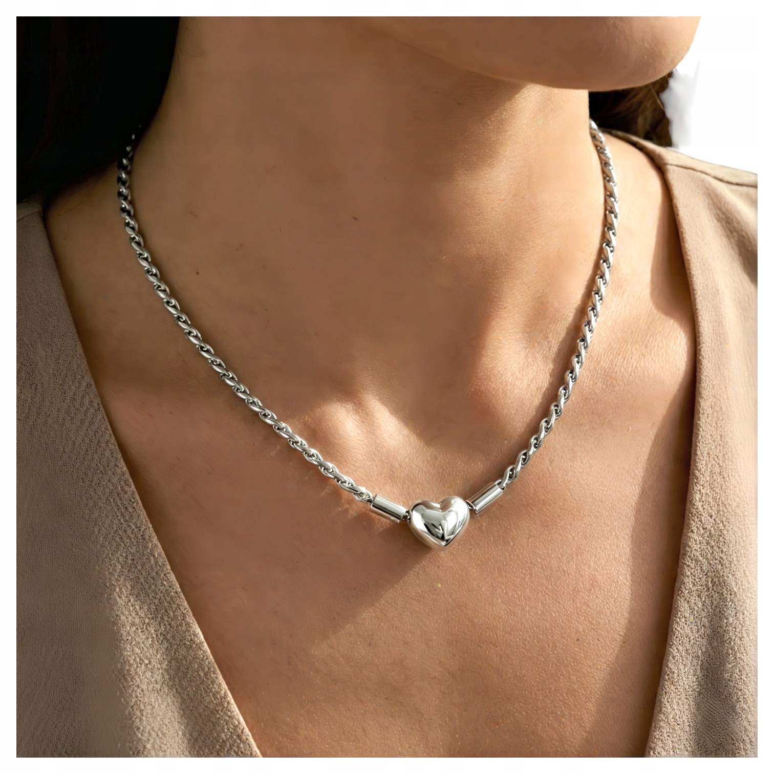 Náhrdelník Základ pro přívěsky – řetízková vazba