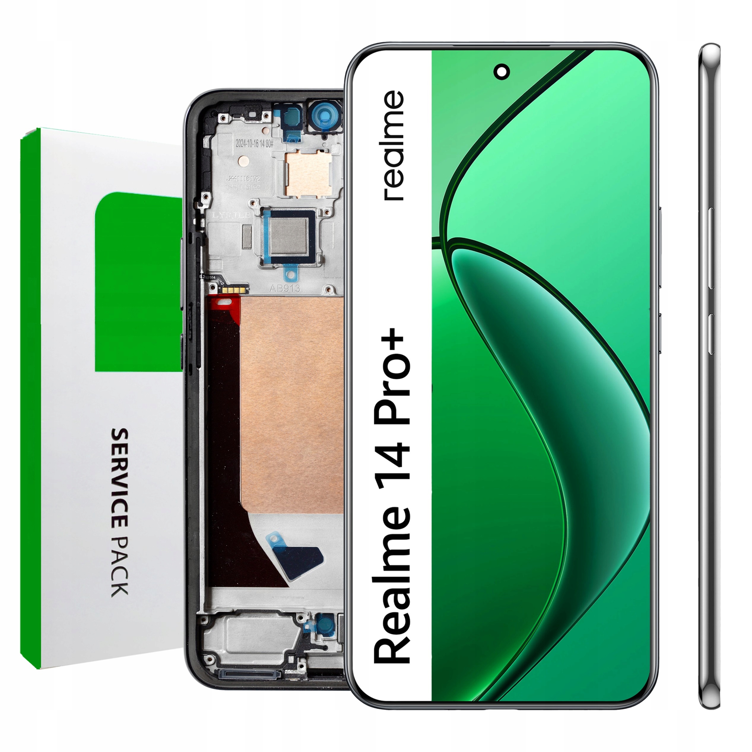 RMX5051 pre Realme 14 Pro Plus Service Pack LCD rámik Matrica Originál Zila