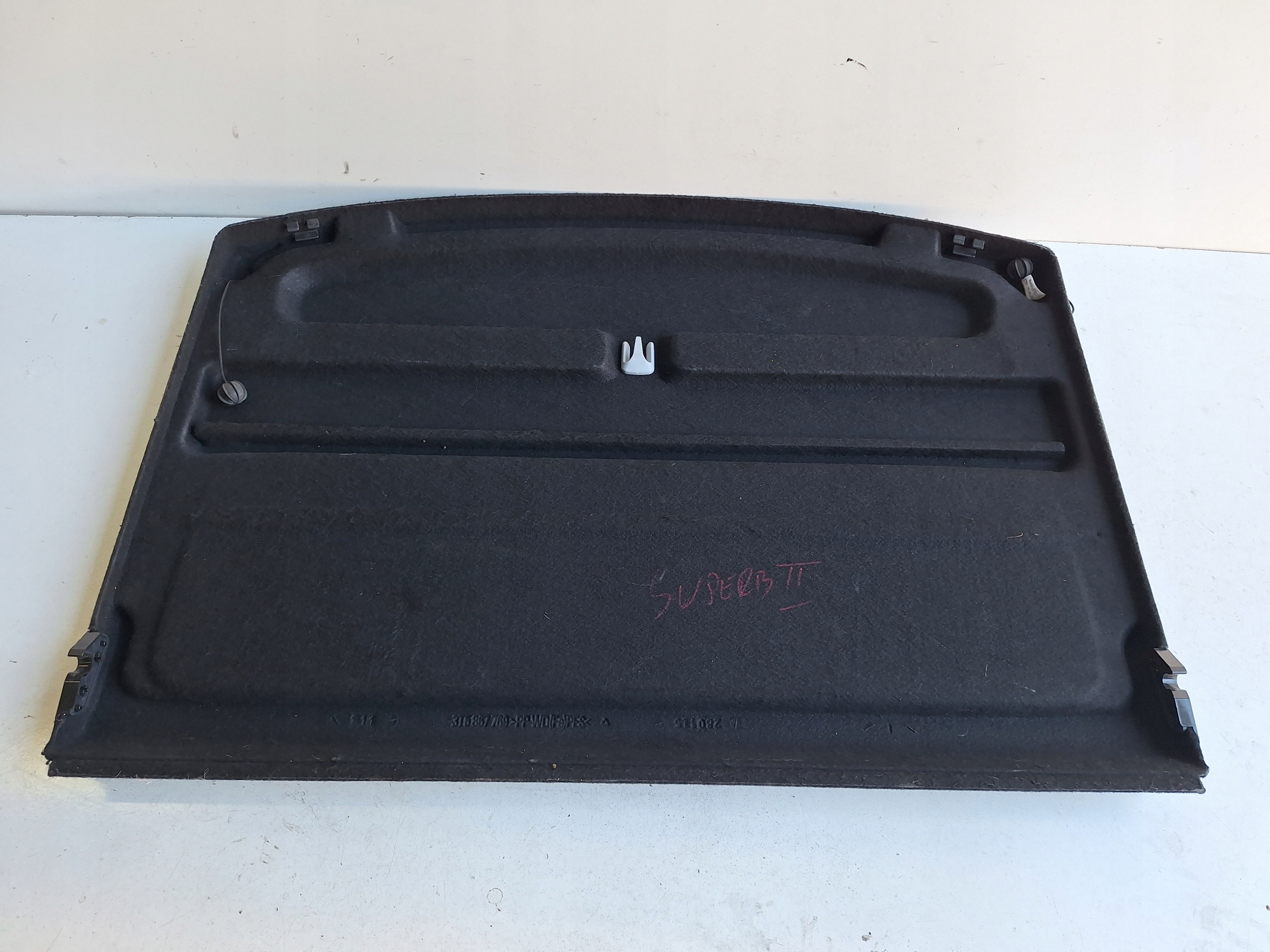 SKODA SUPERB II HB 3T 08-13 rear plato