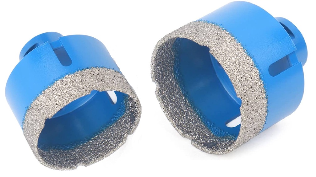Vrták Korunkový Vrták Pro Slinování Gresů Sada 45 mm 55 mm M14 Premium