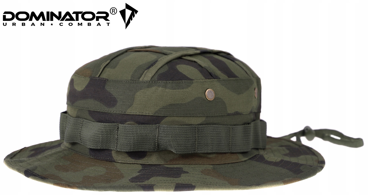 Kapelusz Wojskowy DOMINATOR BOONIE Wędkarski z regulacją PL Moro wz.93 L/XL Płeć produkt uniseks