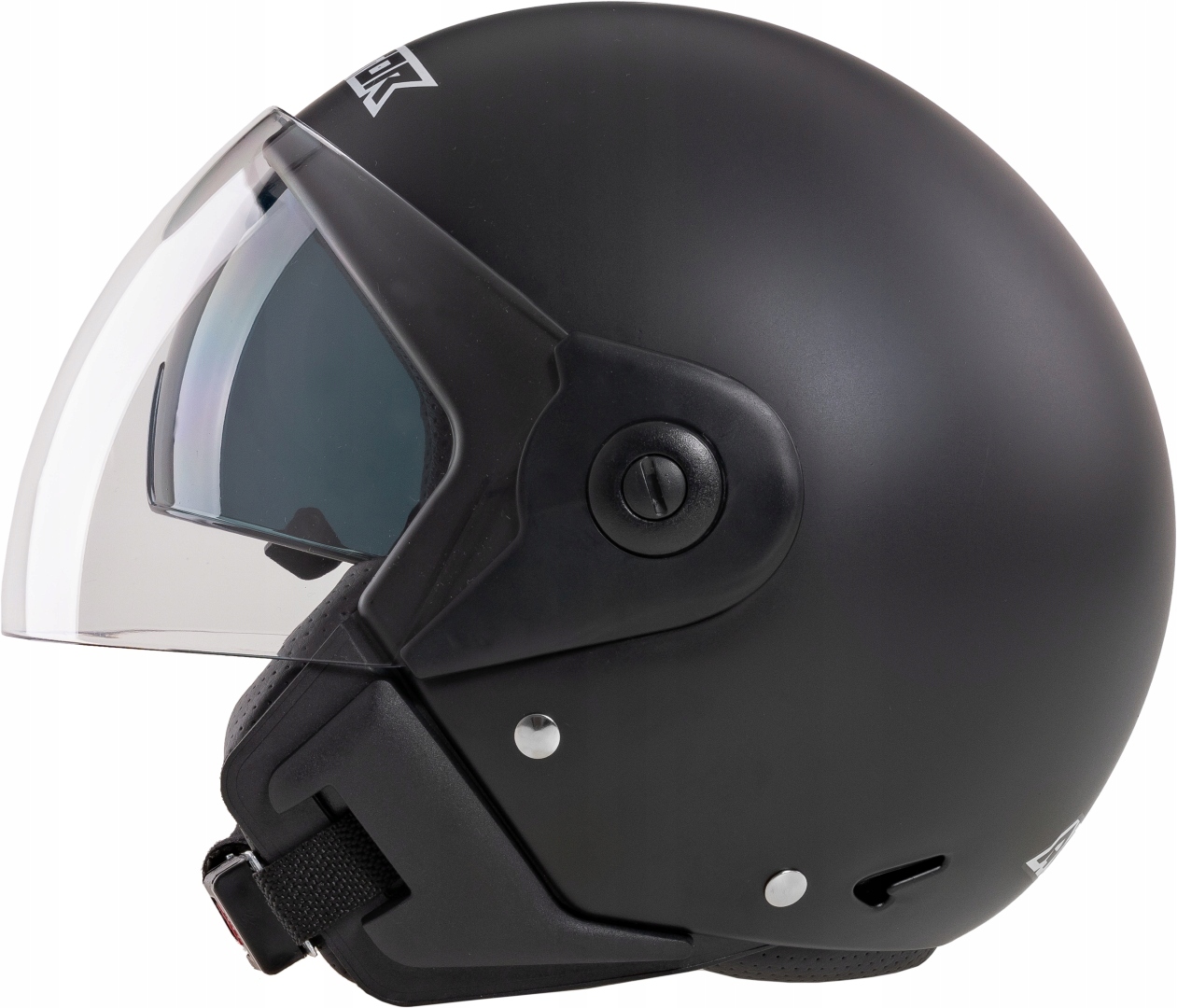 

Kask Motocyklowy Mat Na Skuter Motor Z Szybą Vt L