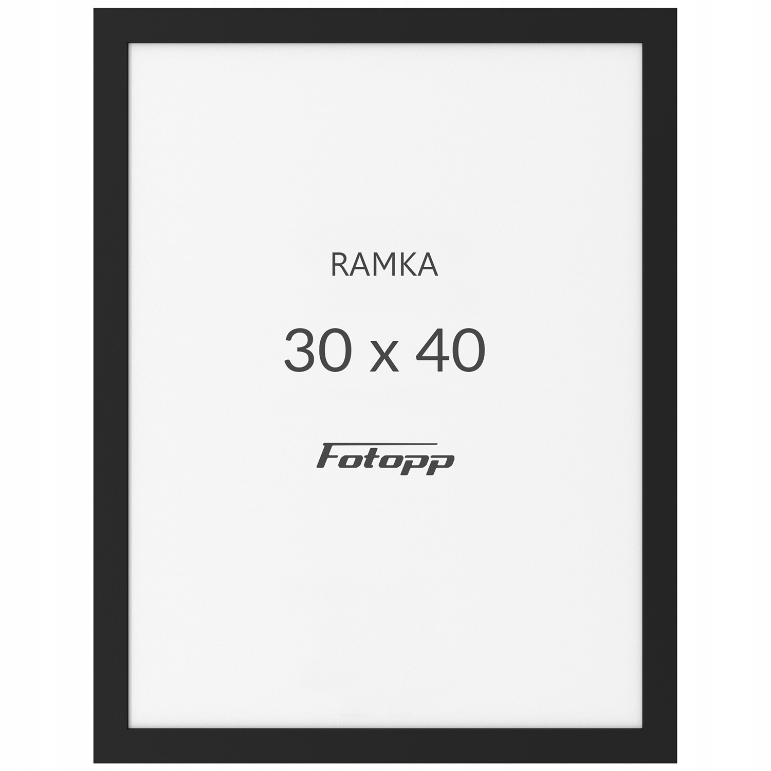 

Ramka na zdjęcia Czarna 30x40cm foto rama zdjęcie
