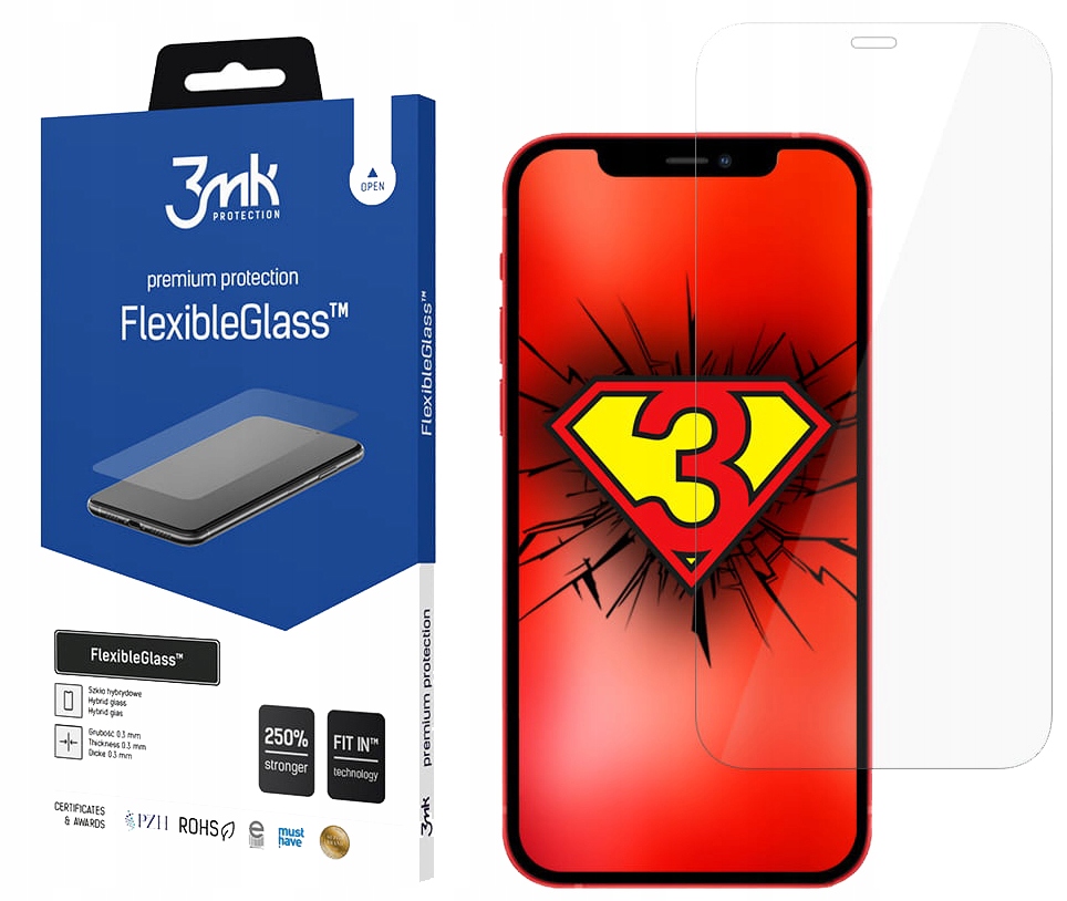 

3mk Szkło FlexibleGlass do iPhone 12 Mini