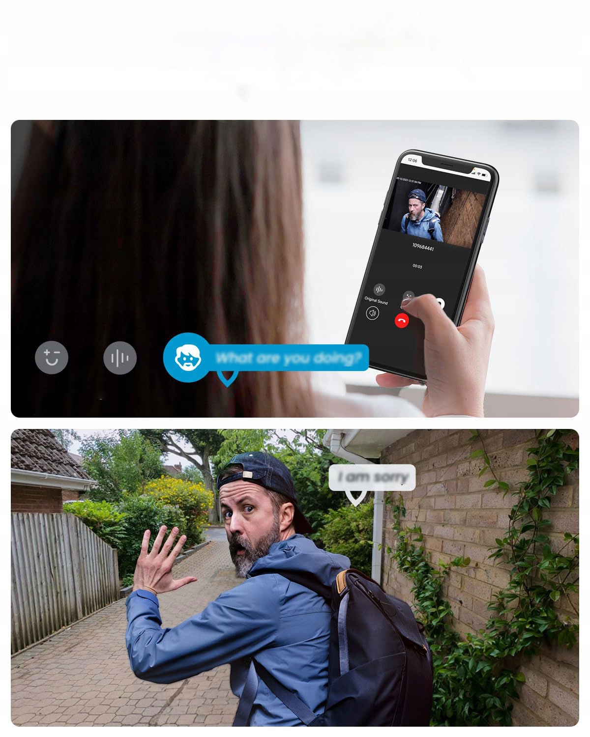 DZWONEK BEZPRZEWODOWY KAMERA WIDEO DOMOFON 3MP 1296P DWUKIERUNKOWA ROZMOWA EAN (GTIN) 6970773235203