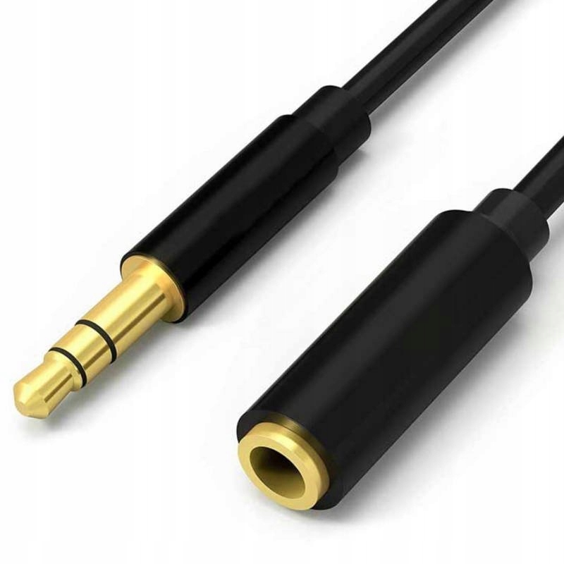 

Przedłużacz Mini Jack Aux Audio Kabel Gold Hq 2M