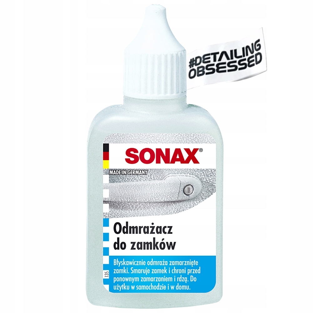 Odmrażacz do zamków auta smaruje chroni przed rdzą wilgocią Sonax 50 ml