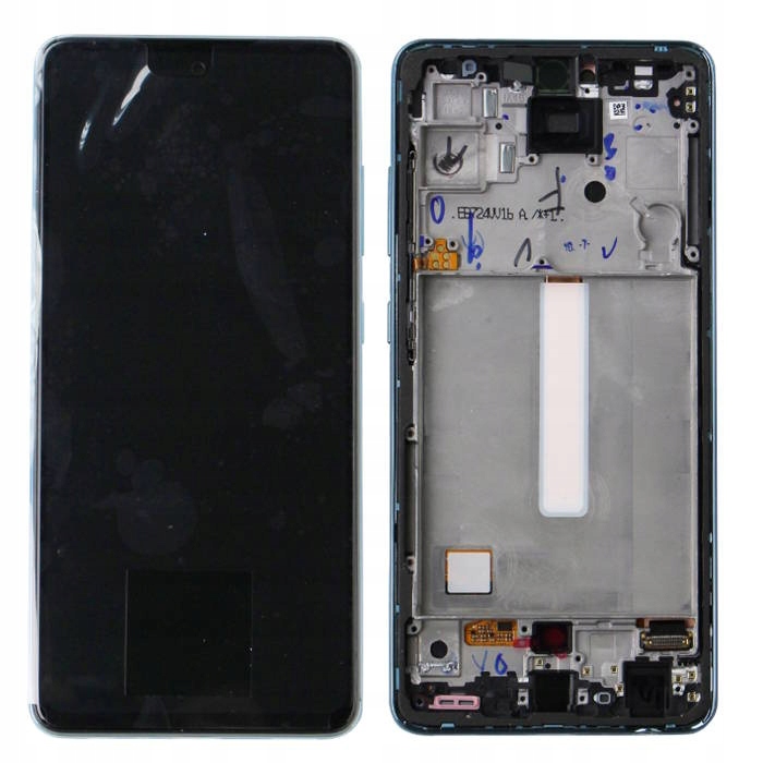 LCD Displej Rámeček Samsung Galaxy A52 5G A526 Originální Awesome Blue