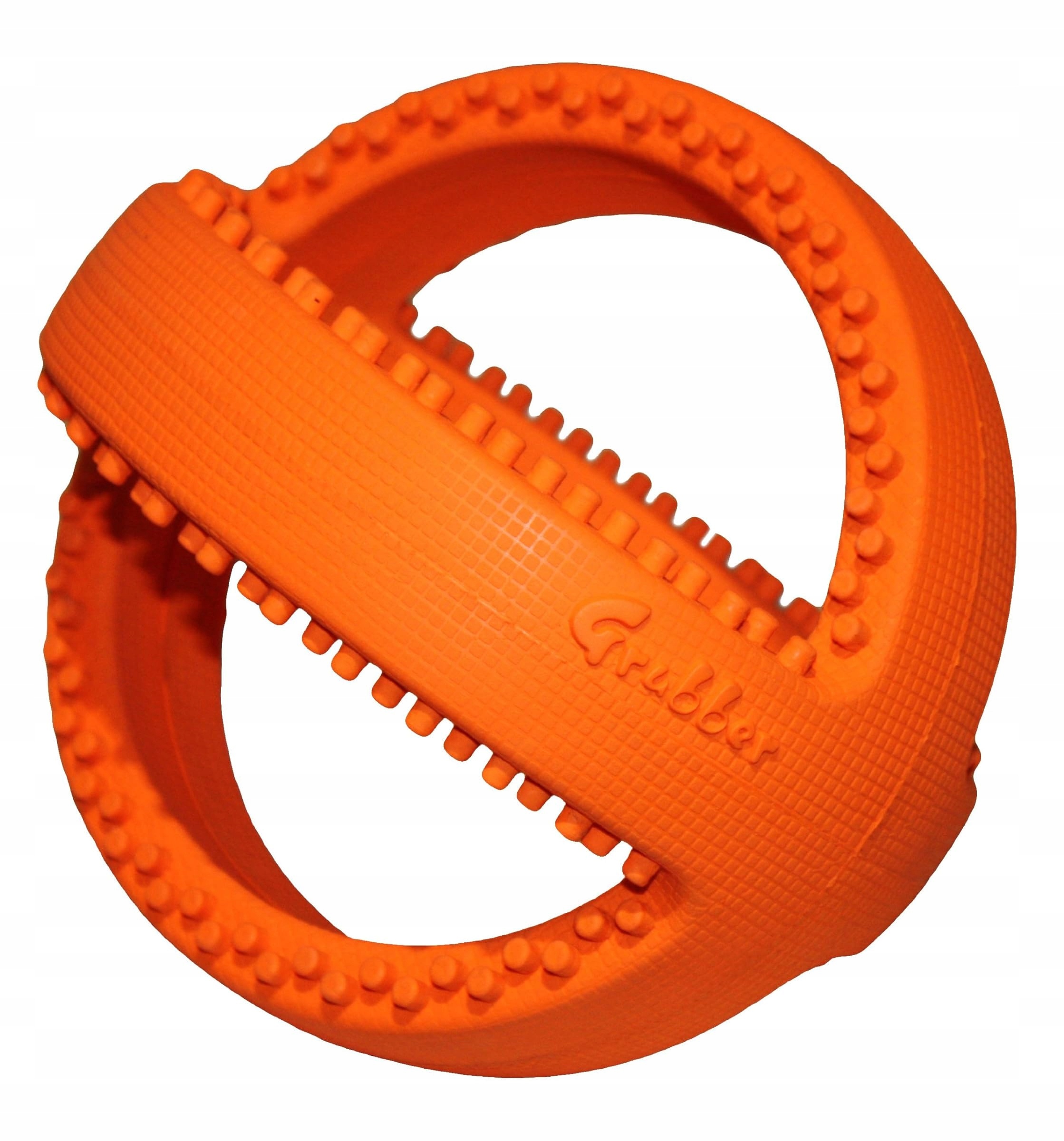 Levně Happy Pet Grubber Football Oranžová hračka pro psy 18 cm