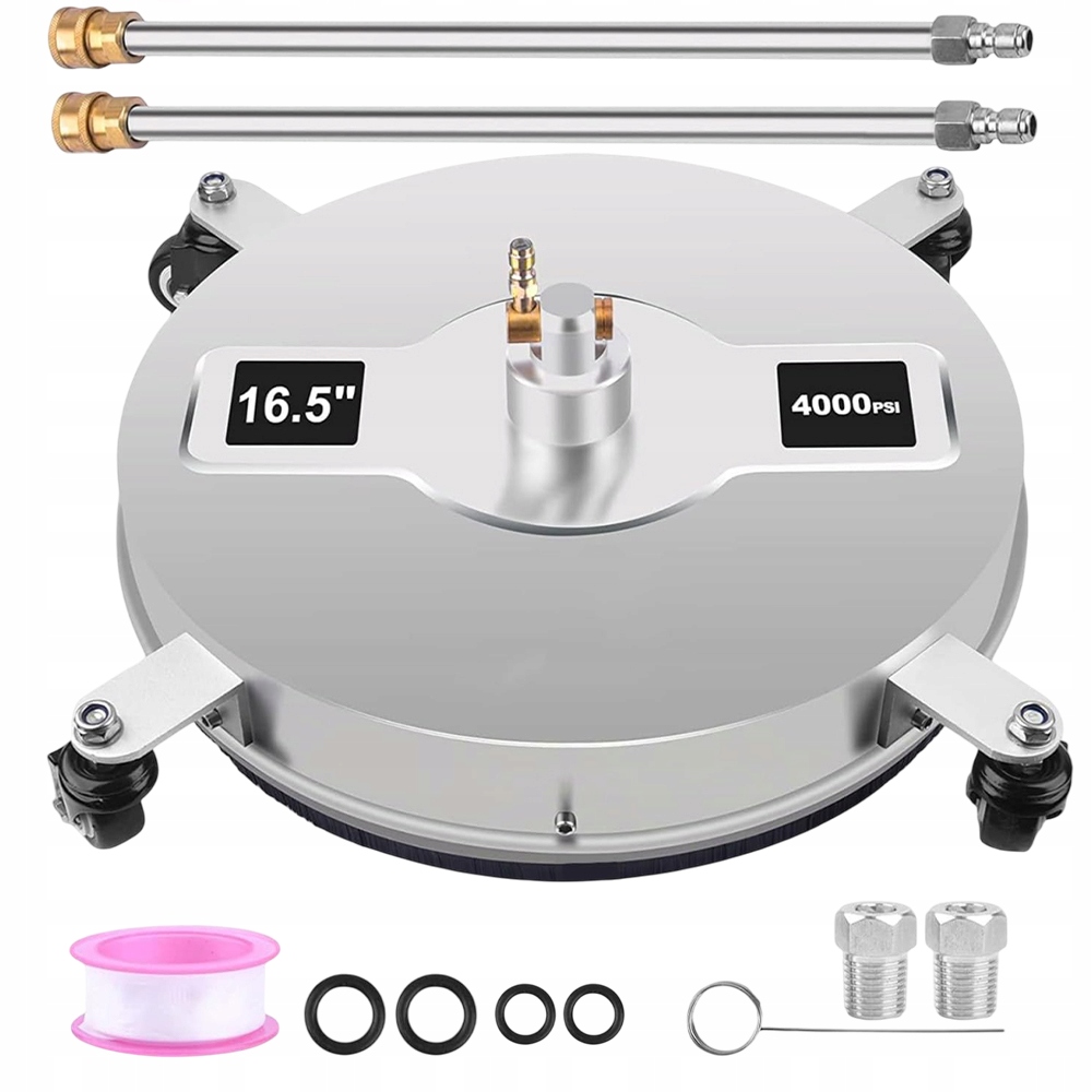 Tlaková Myčka Na Podlahy Se 4 Kolečky, Rychlospojkou 1/4" A 2 Prodlouženími