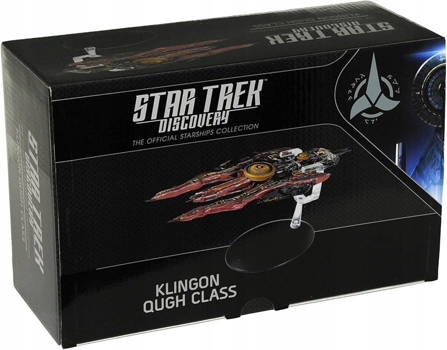 Model lodi Eaglemoss Star Trek Discovery Klingon Qugh Class 22 cm