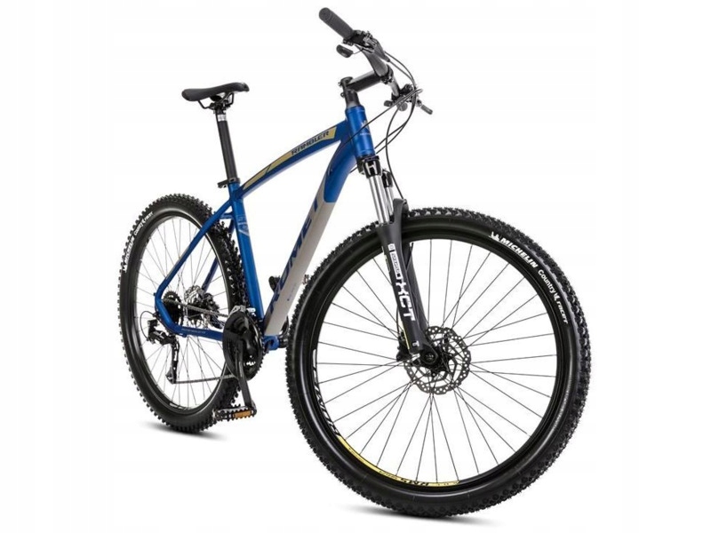 Rower górski Mtb Romet Rambler R7.3 C U20 27.5 cali Niebiesko-żółty