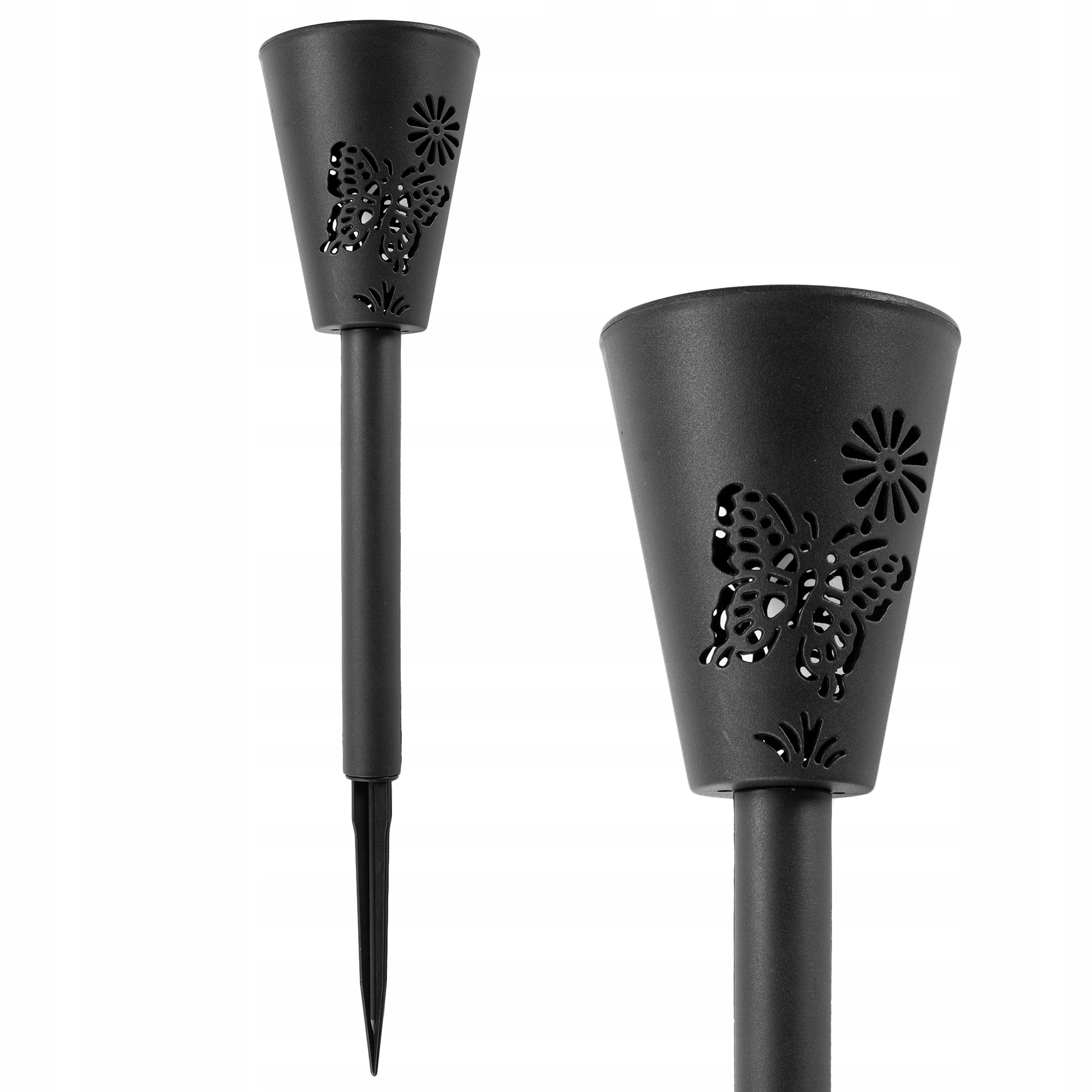 

Solarna Lampa Ogrodowa Wbijana Lampion Led Czarna