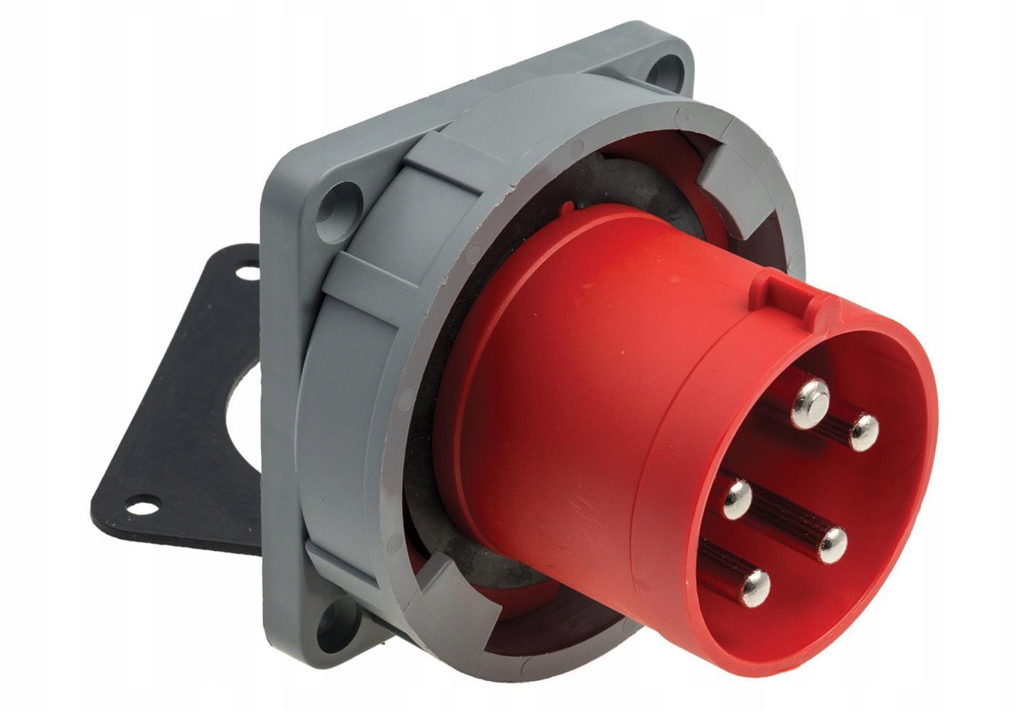 Tabulová silová zástrčka rovná 63A/5p IP67