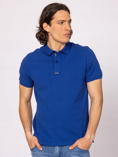 Heavy Tools Pánské Tričko Polokošile Tričko Dilston Blue XL