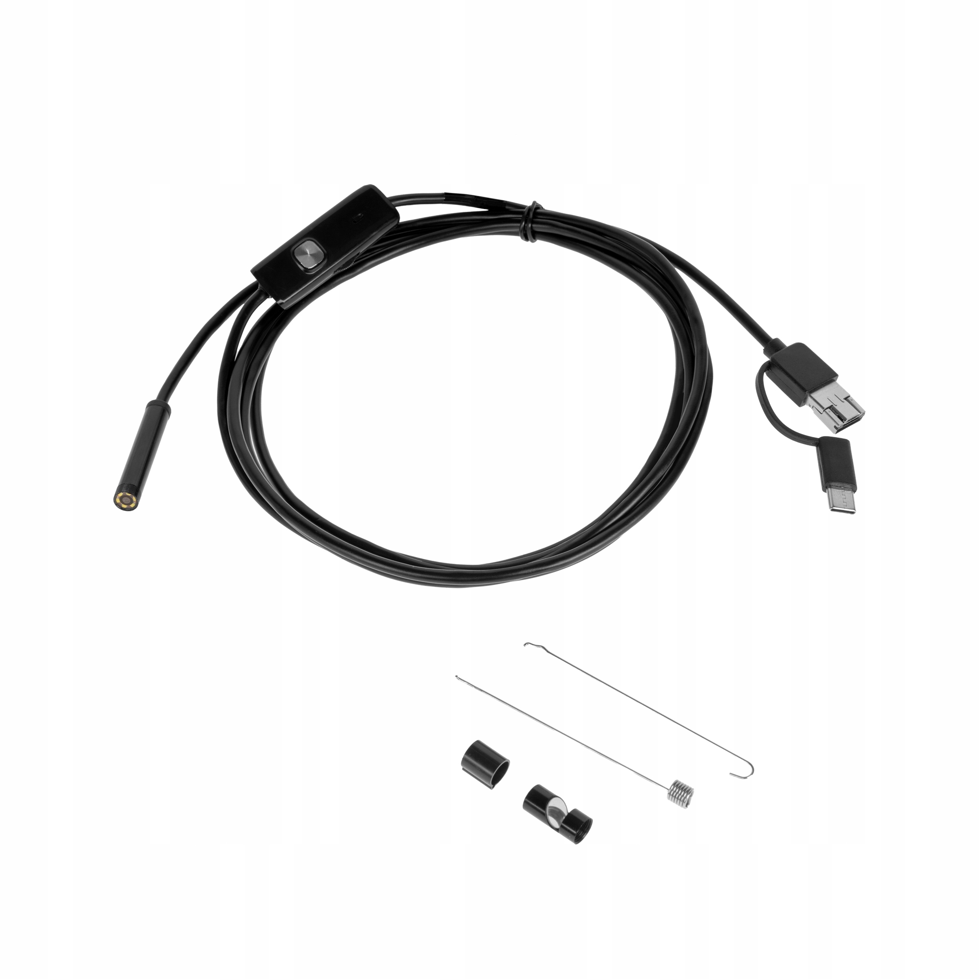 Kamera inspekcyjna do telefonu Rebel 720p IP67 2m 67° USB USB-C Micro USB Zawiera baterie nie