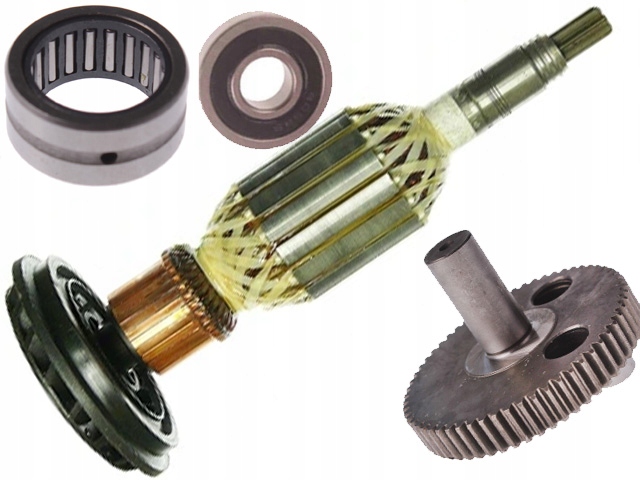 Rotor Bosch GSH11E GSH11E GSH11E GSH11E Ložiska Ozubeného Kola