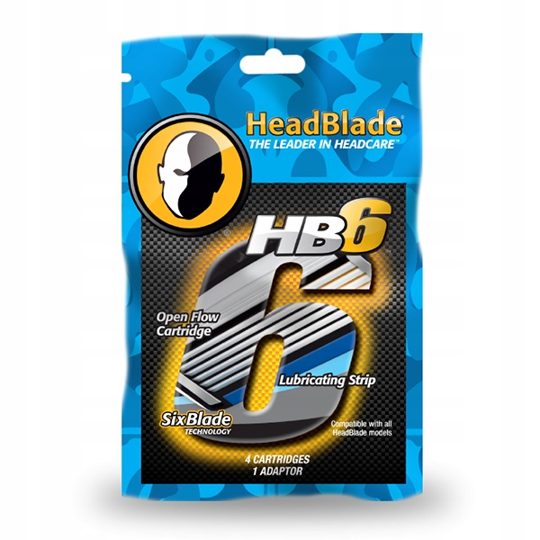 

Headblade HB6 Wkłady do maszynki 6 ostrzy - 4 szt.
