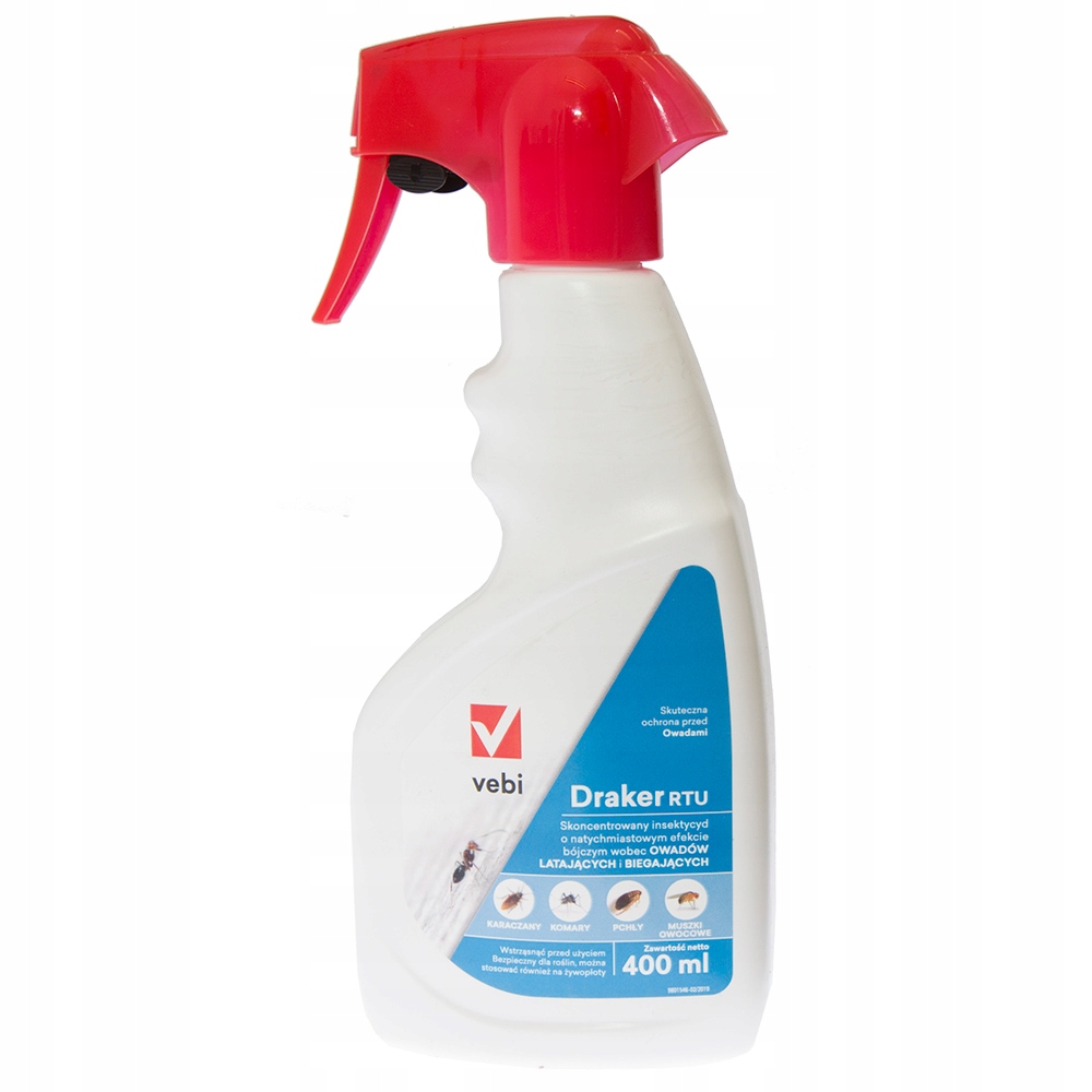 

Draker Rtu 400 ml silny preparat na muchy i inne