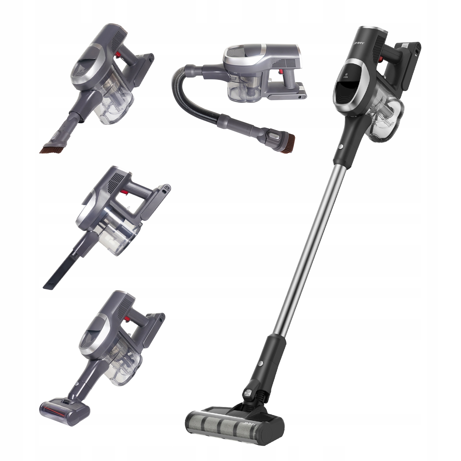 Odkurzacz pionowy bezprzewodowy Jimmy JV83 Pro filtr hepa 500W