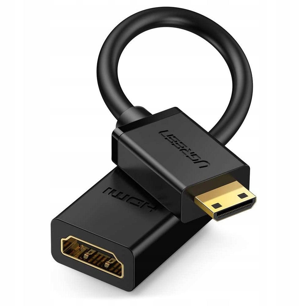 Przejściówka adapter kabel Hdmi żeński mini Hdmi męski 4K 60Hz Hec Arc 22