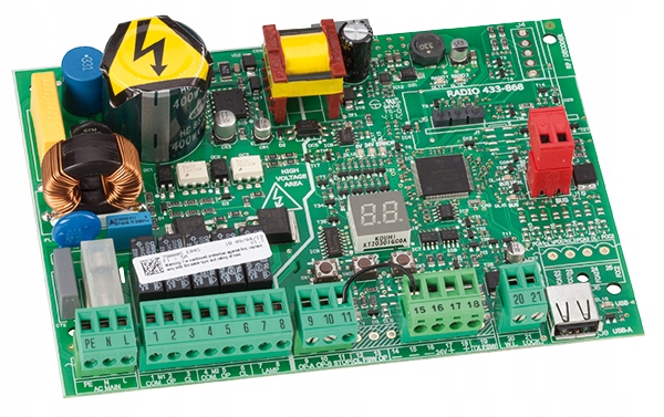 Napęd do bramy dwuskrzydłowej FAAC 414 + stoper Maksymalny kąt otwarcia 110°