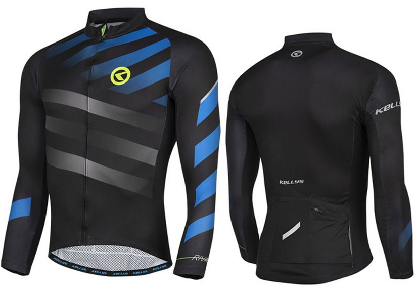 Koszulka rowerowa Kellys Rival długi rękaw blue M