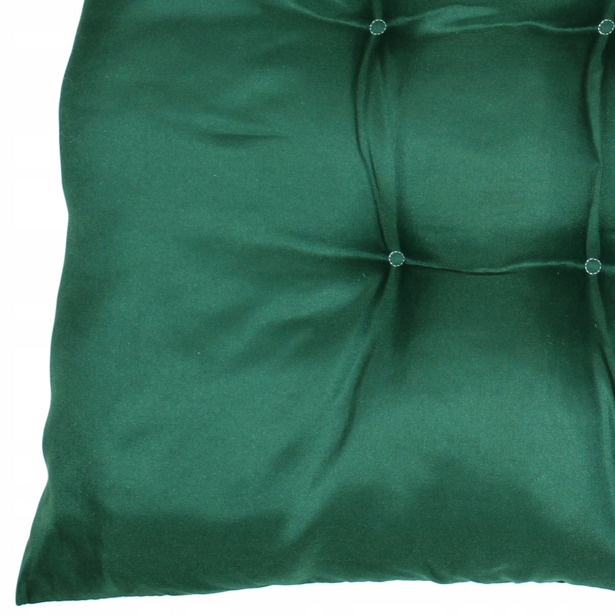 PODUSZKA NA FOTEL KRZESŁO OGRODOWA PIKOWANA WIĄZANA Z TROCZKAMI 40 X 40 CM Szerokość poduszki 40 cm