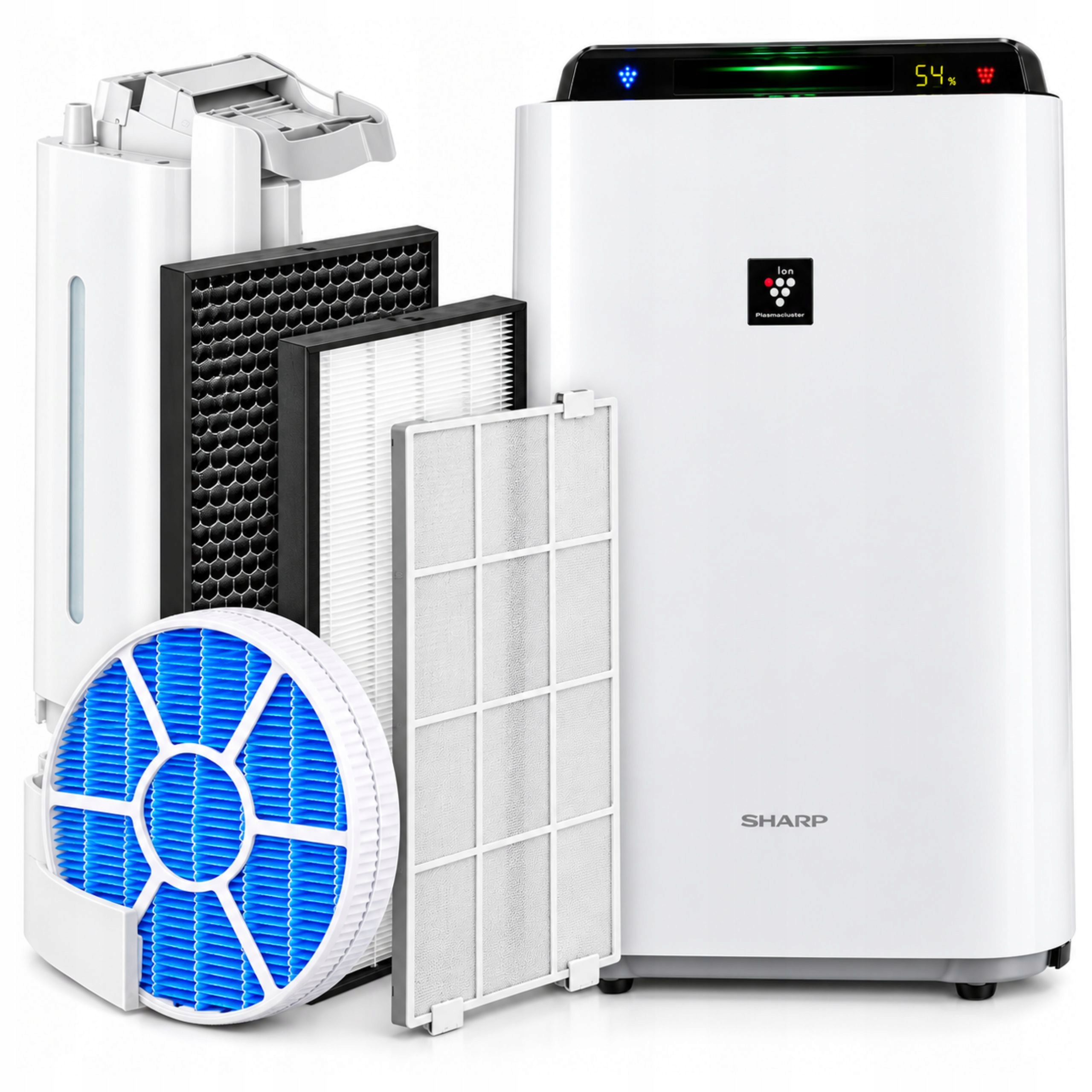 Sharp Čistič Zvlhčovač Vzduchu Ionizátor Vzduchu UA-HD50E-L Zdraví Alergie