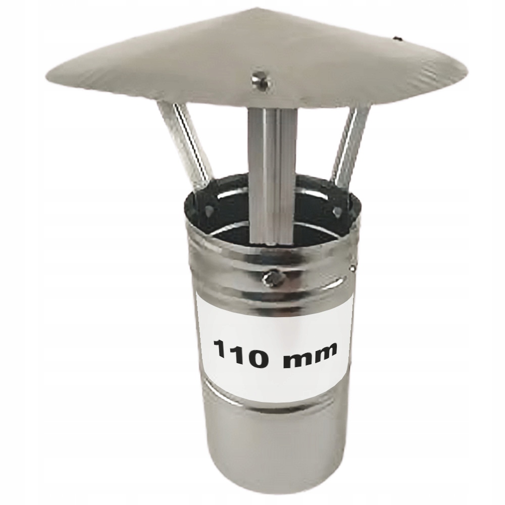 

Daszek rury dymny Fi 110 kominowa nasada na rurę