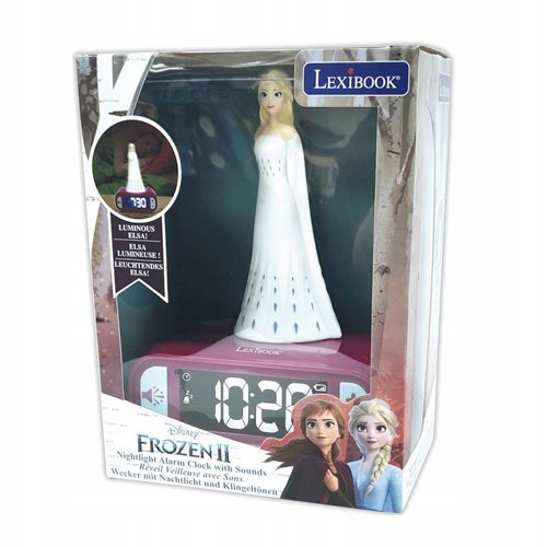 Budzik cyfrowy z lampką nocną Frozen i efektami dźwiękowymi RL800FZ