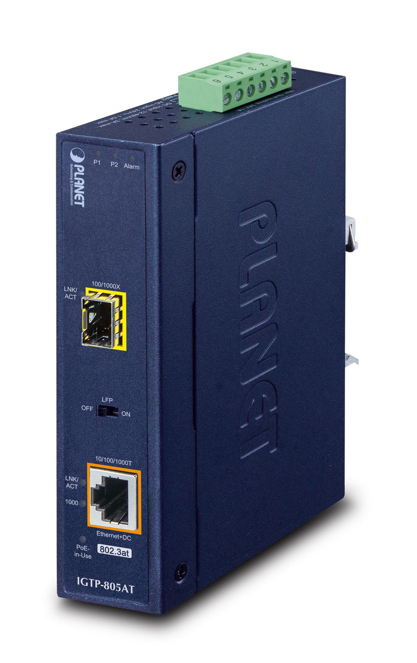 Planet IP30 Průmyslový gigabitový switch 10/100/1000Base-T