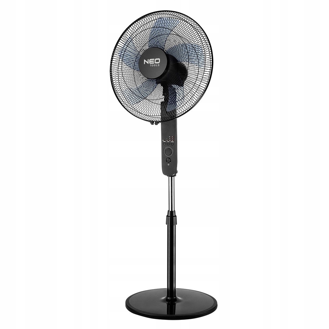 Podlahový Ventilátor 45 W, Priemer 40 CM, 3 Rýchlosti Diaľkový Ovládač Neo Tools