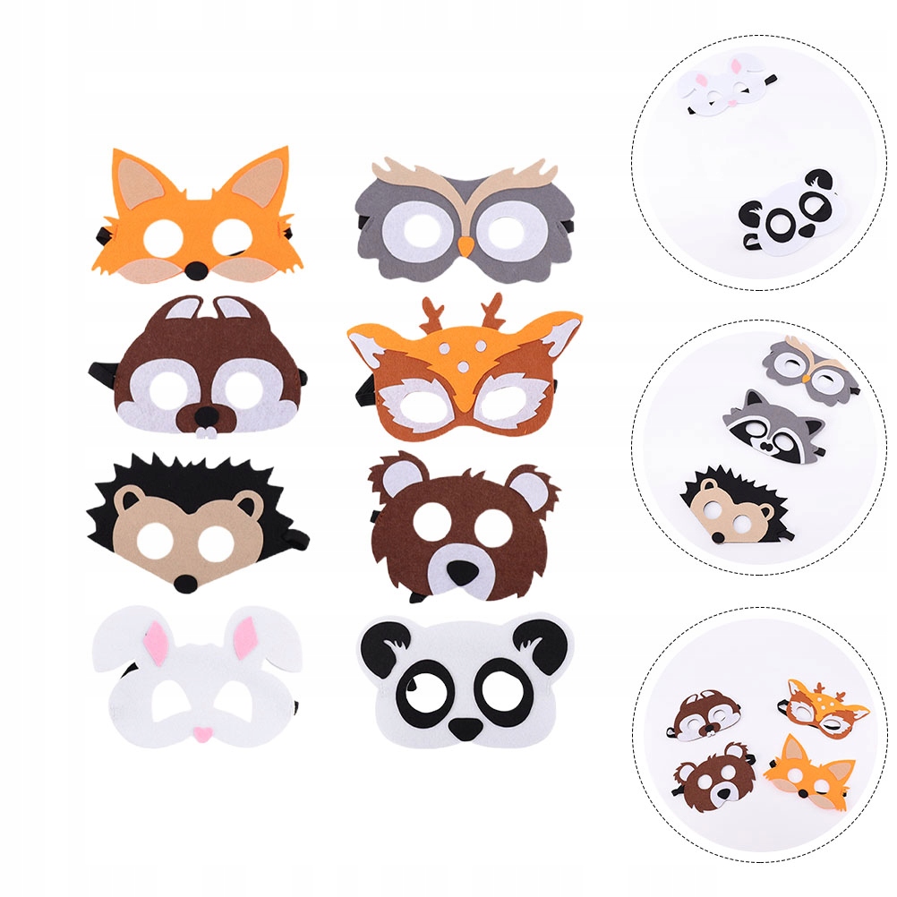 MASKA Z FILTRU ZWIERZĄT MAŁY JEŻ Marka bez marki