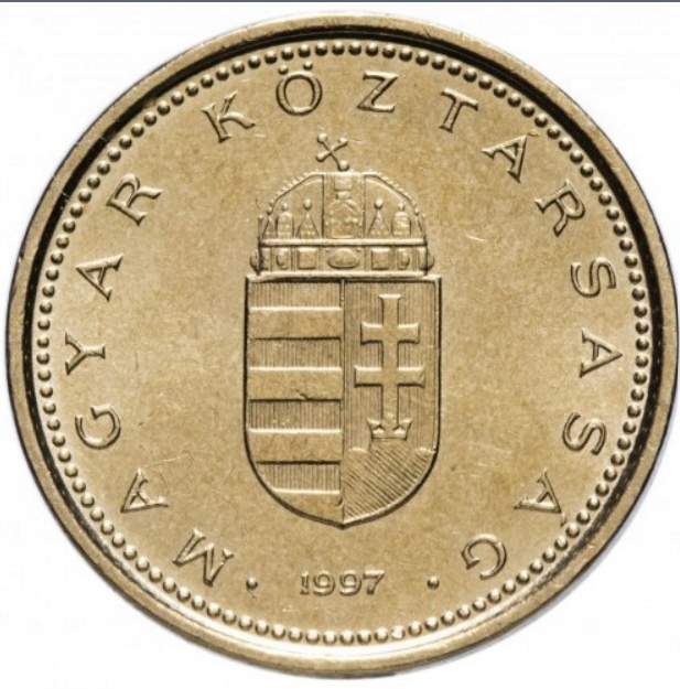 Moneta Numizmatyka Obiegowa 1 Forint 1992-2008r Węgry