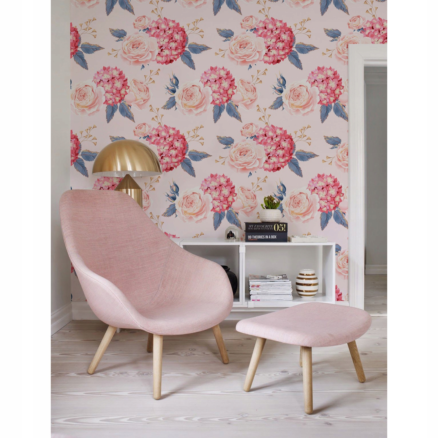 

Fototapeta na flizelinie Róża i hortensja 254x184