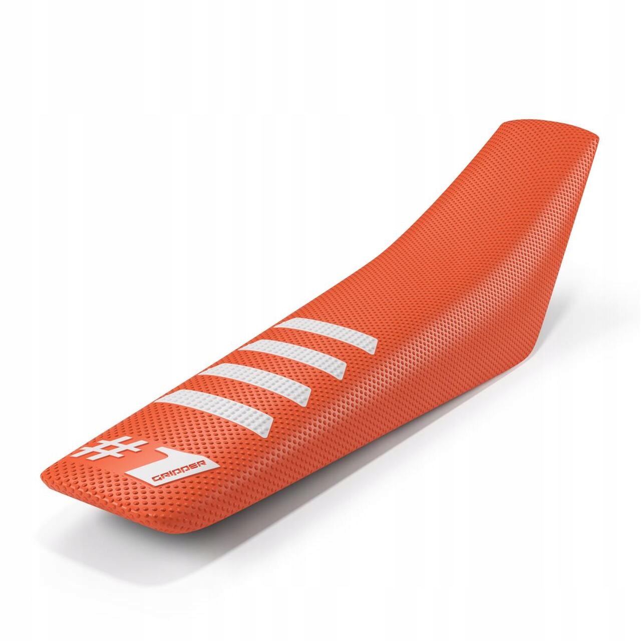 Poťah sedadla OneGripper Ribbed orange/white