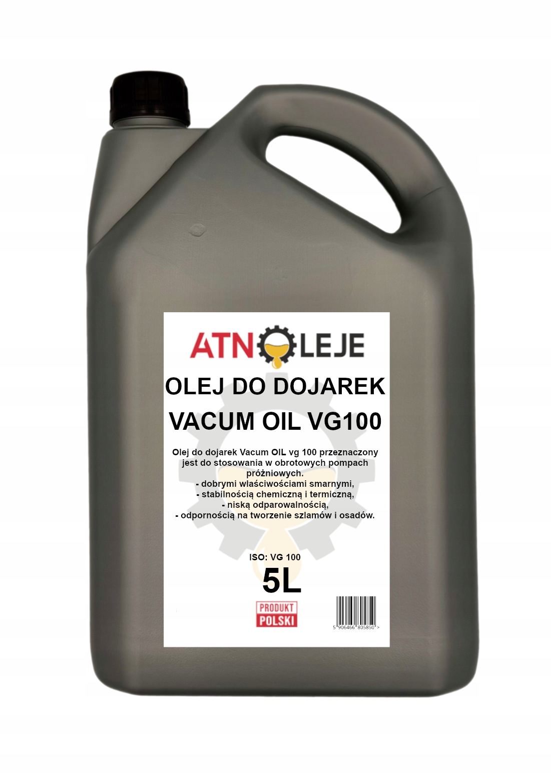 Olej do dojarek Vg 100 5L
