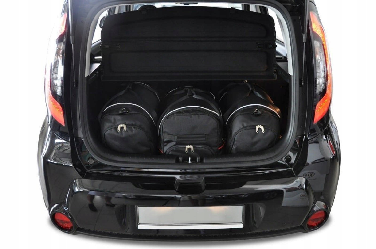 J&j Automotive Sada 3ks cestovných tašiek Sport pro Kia Soul 2014-2016