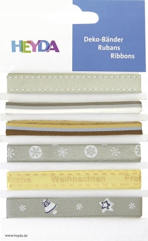 Wstążeczki scrapbooking 6 szt., Zima