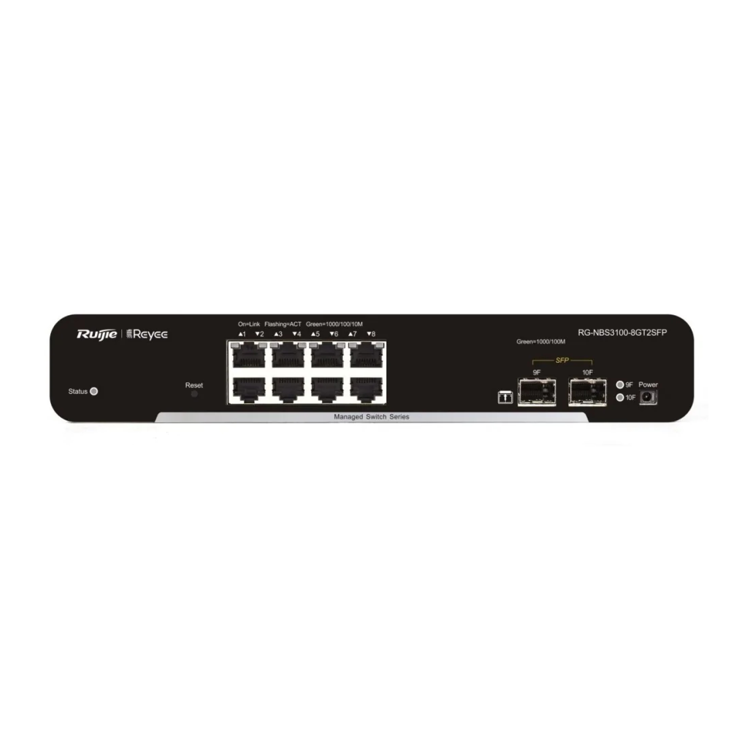 Switch Reyee RG-NBS3100-8GT2SFP 10-PORTOVÝ, Desktop, 2X Sfp